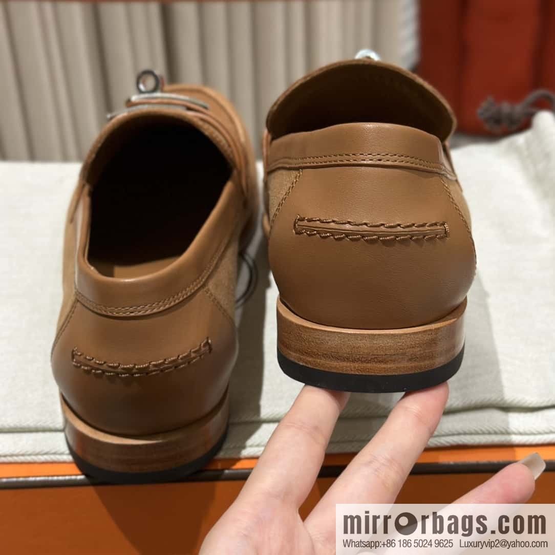 Hermès kelly buckle loafers