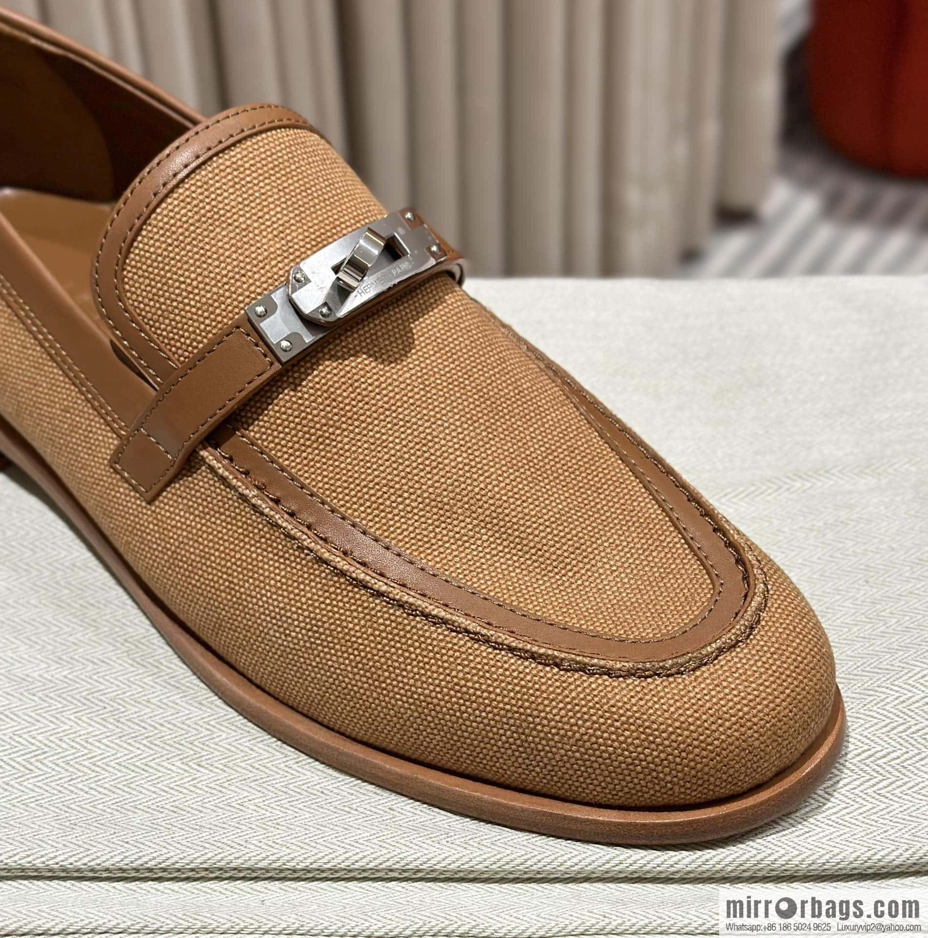 Hermès kelly buckle loafers