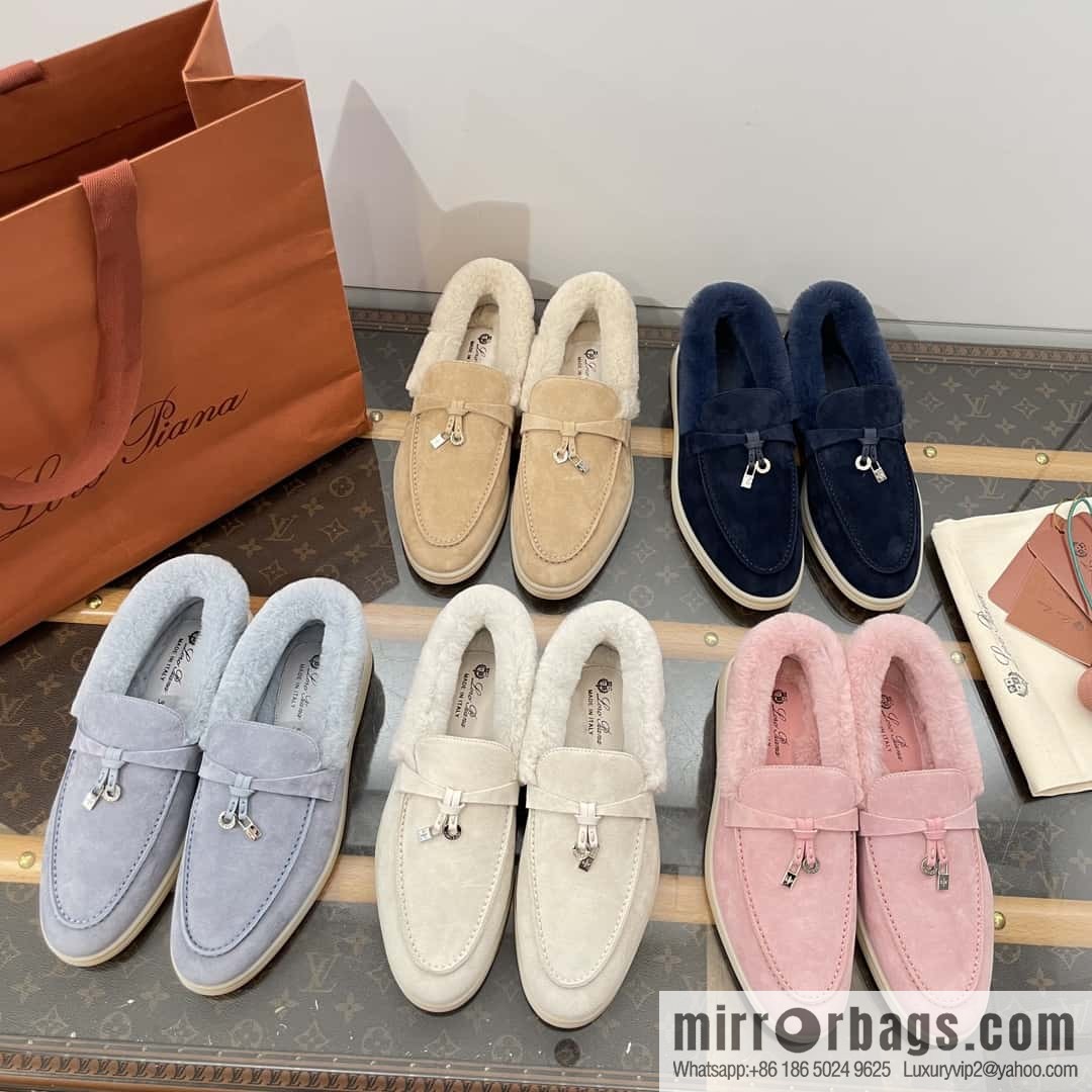 Loro Piana nutria fur fur shoes