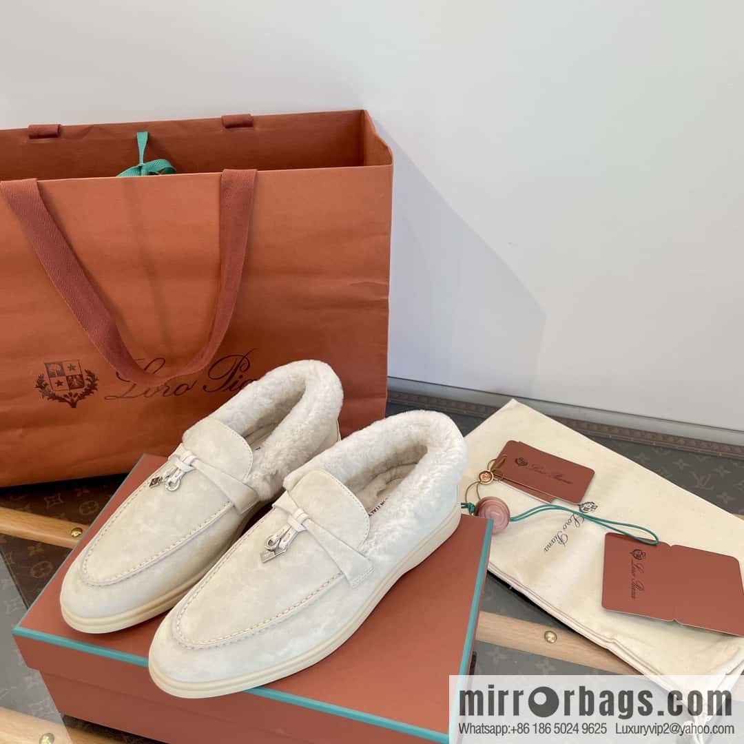Loro Piana nutria fur fur shoes