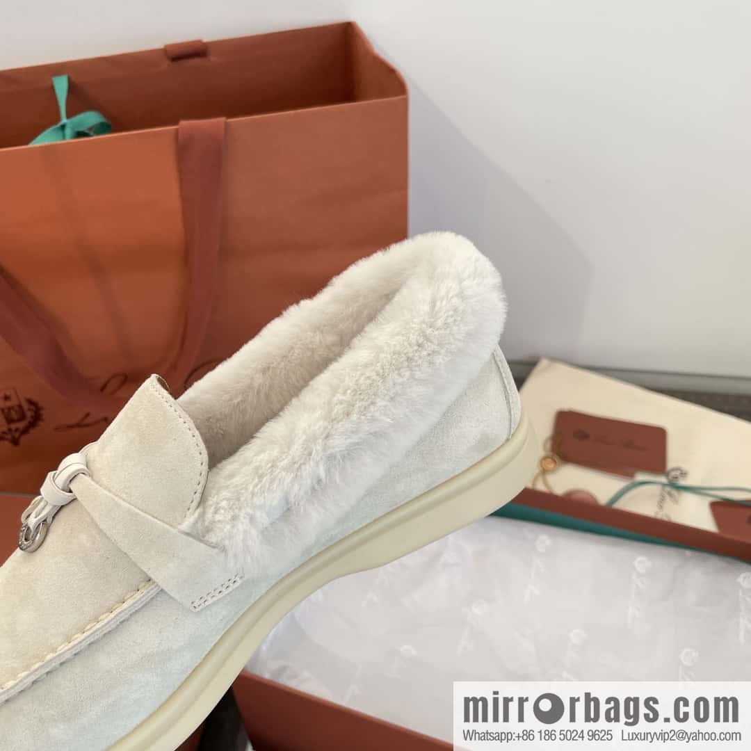 Loro Piana nutria fur fur shoes