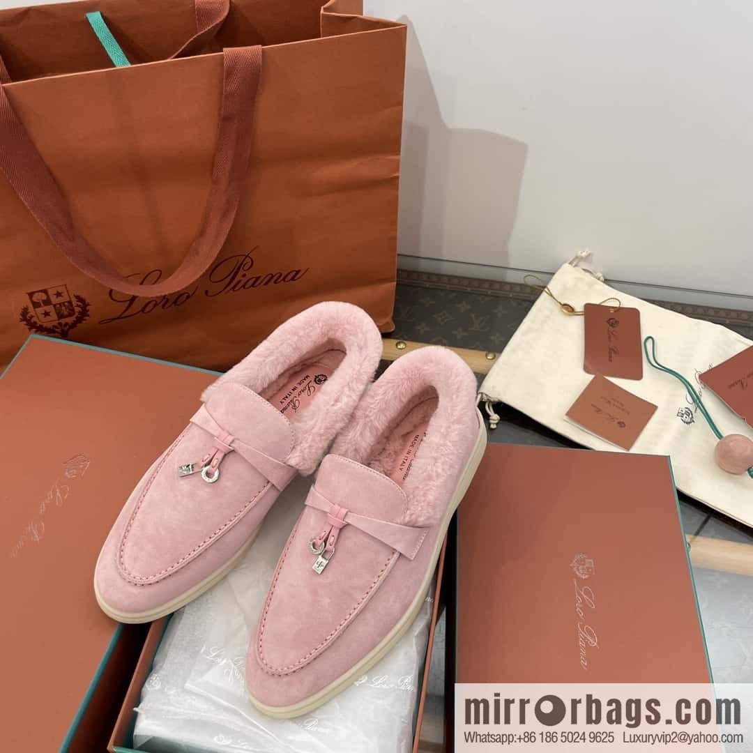 Loro Piana nutria fur fur shoes