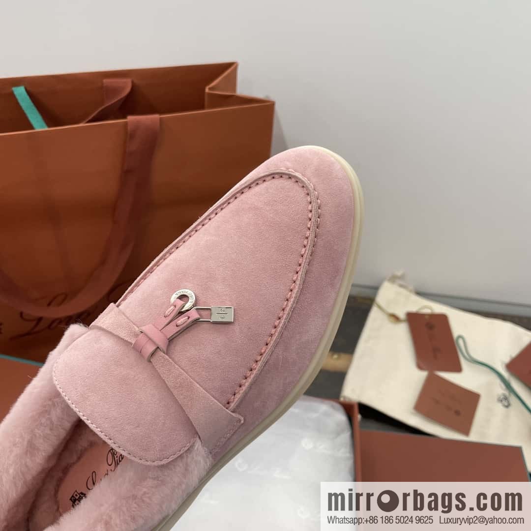 Loro Piana nutria fur fur shoes