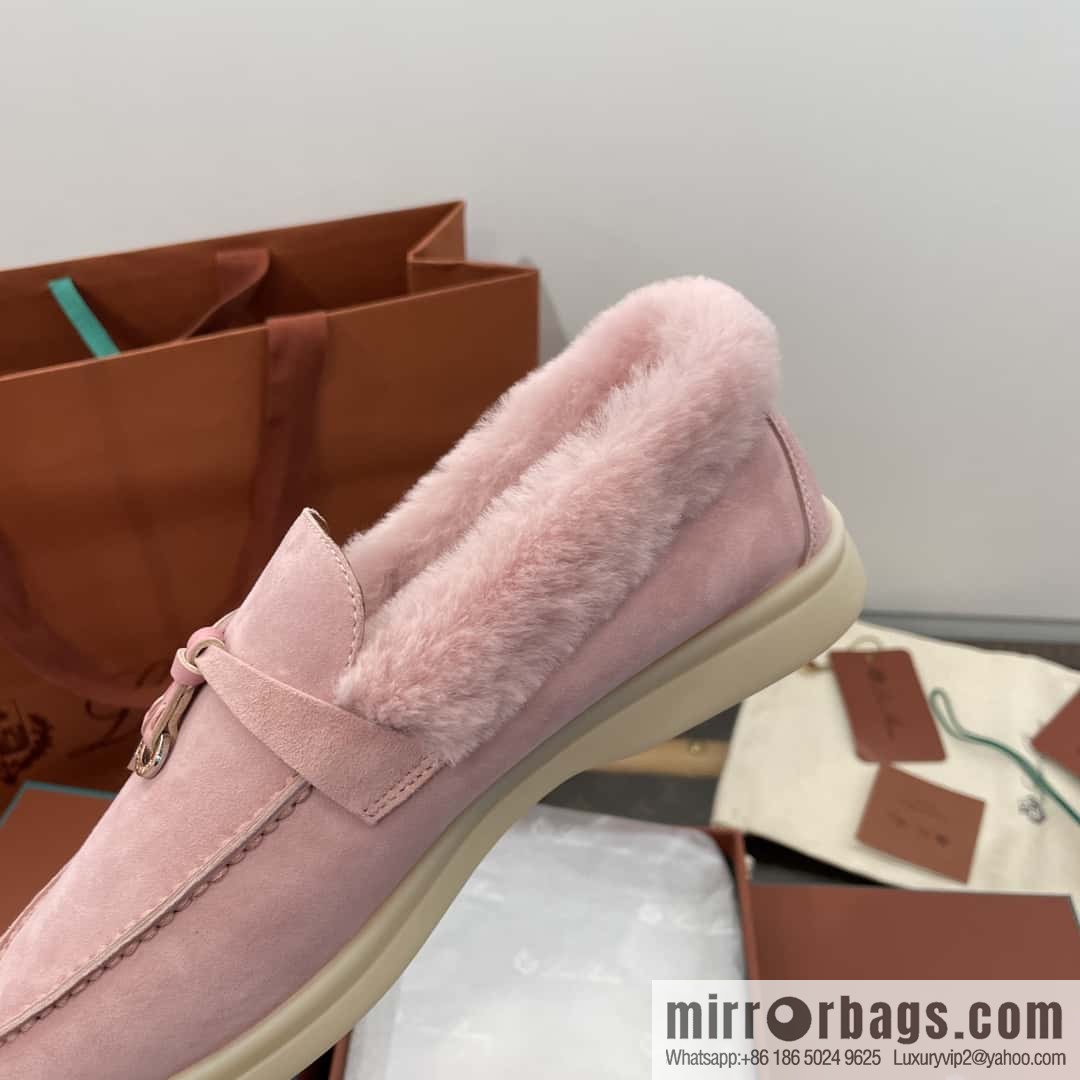 Loro Piana nutria fur fur shoes