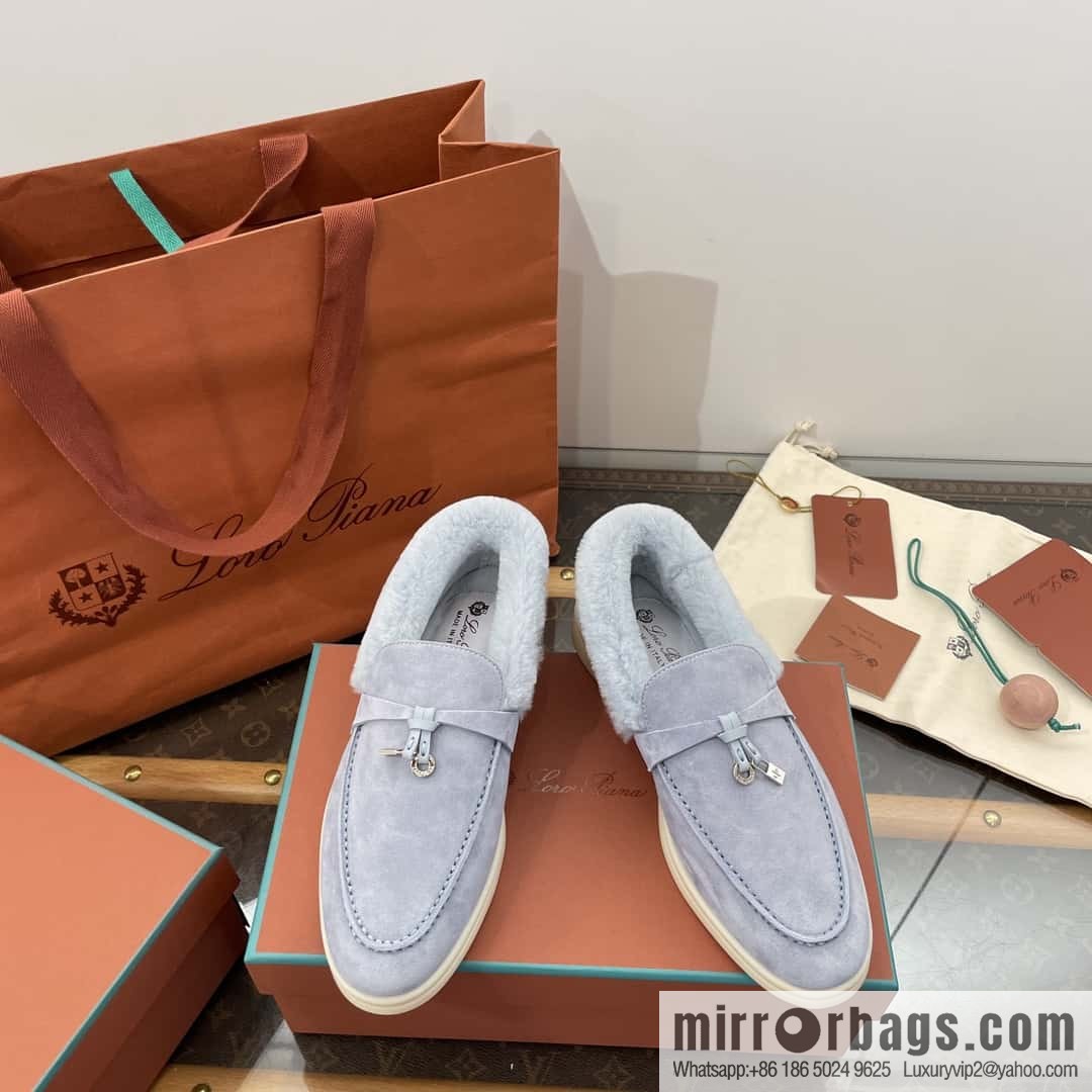Loro Piana nutria fur fur shoes