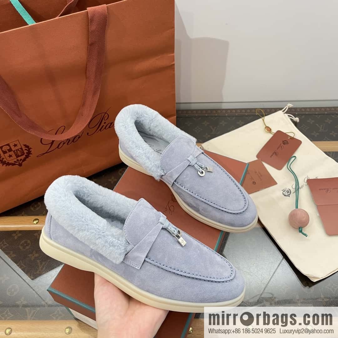 Loro Piana nutria fur fur shoes