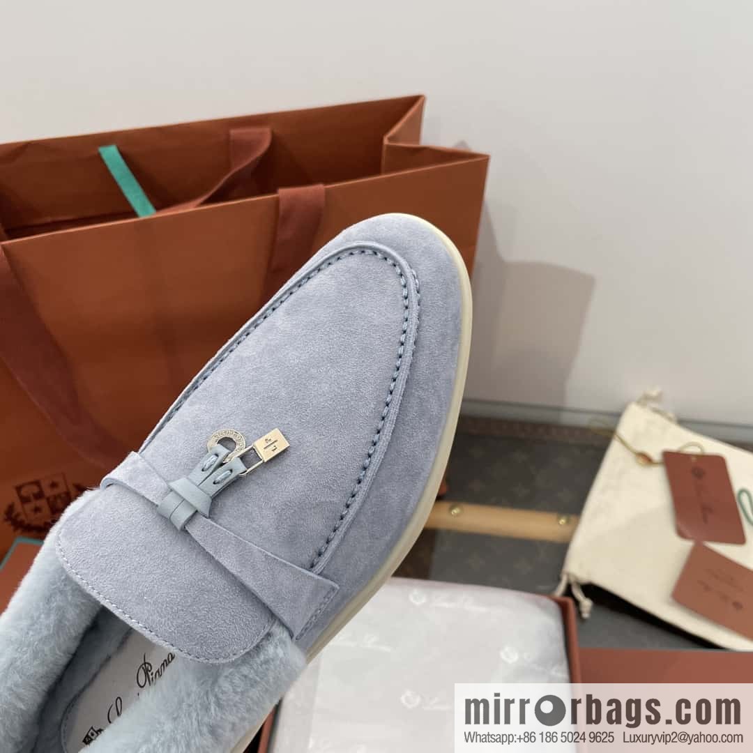 Loro Piana nutria fur fur shoes