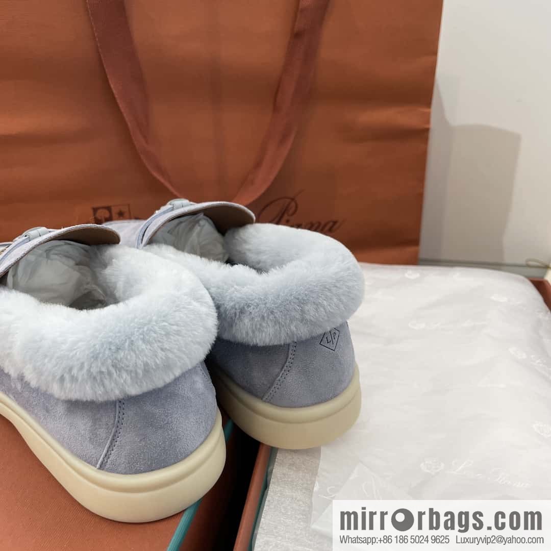 Loro Piana nutria fur fur shoes