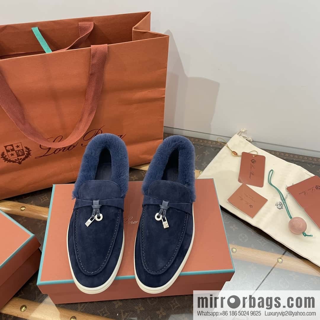 Loro Piana nutria fur fur shoes