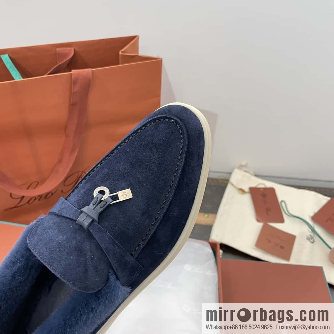Loro Piana nutria fur fur shoes