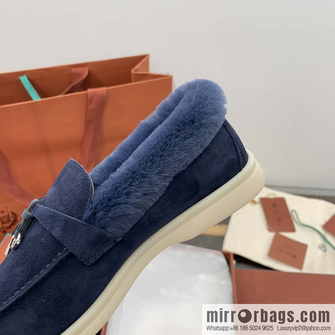 Loro Piana nutria fur fur shoes