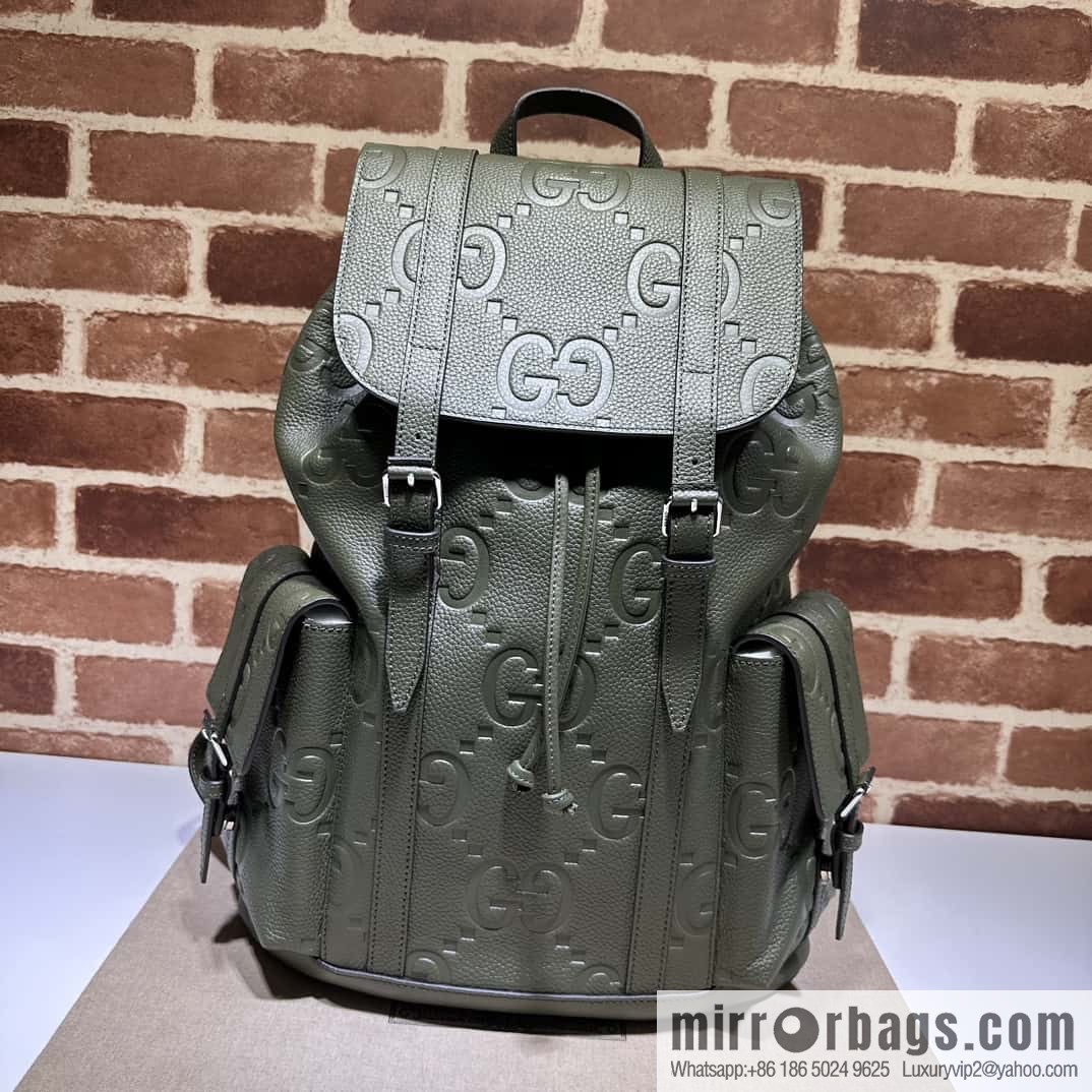 GUCCI Gucci Super Double G backpack 625770 Green Li Press G