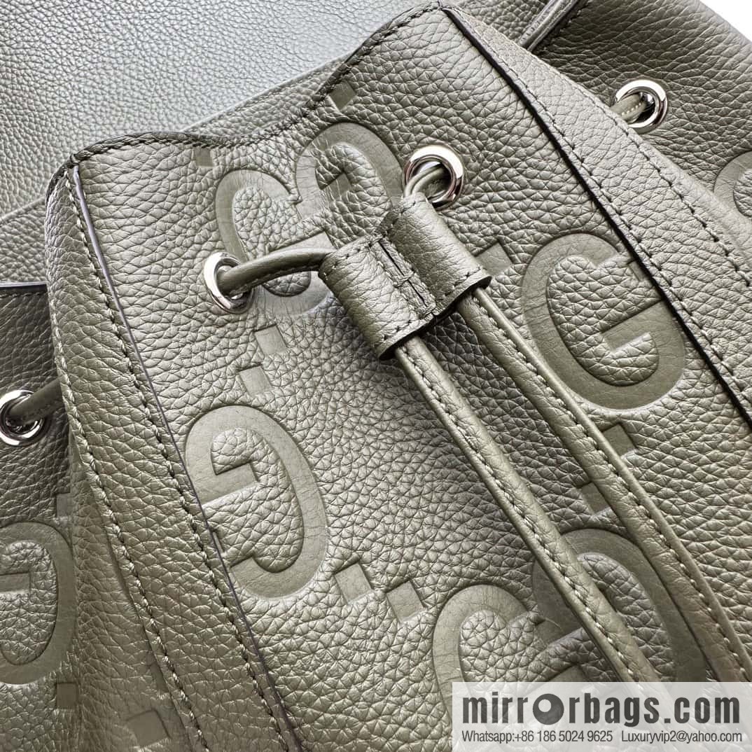 GUCCI Gucci Super Double G backpack 625770 Green Li Press G
