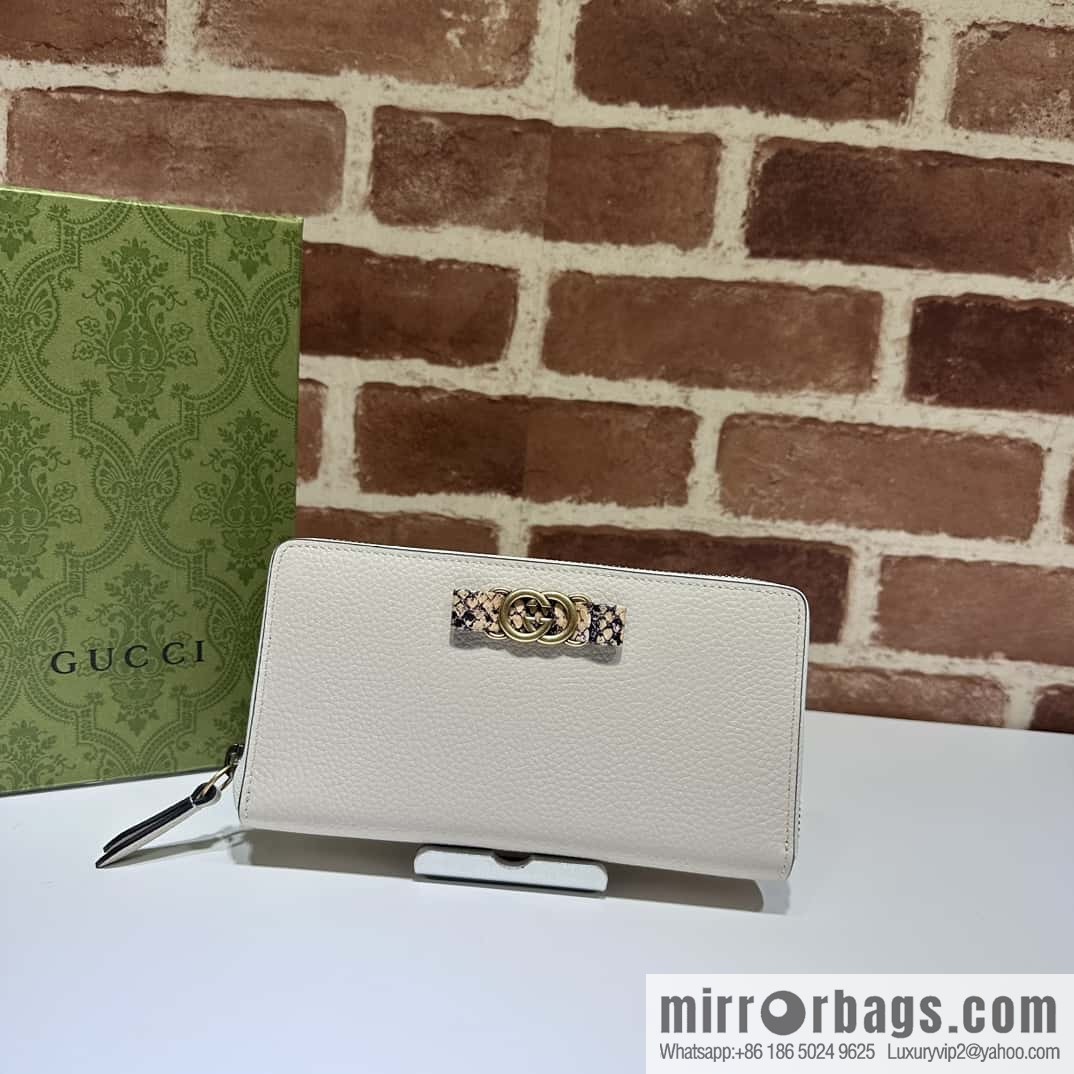 GUCCI Gucci 23 autumn and winter, women's wallet 750458 beige