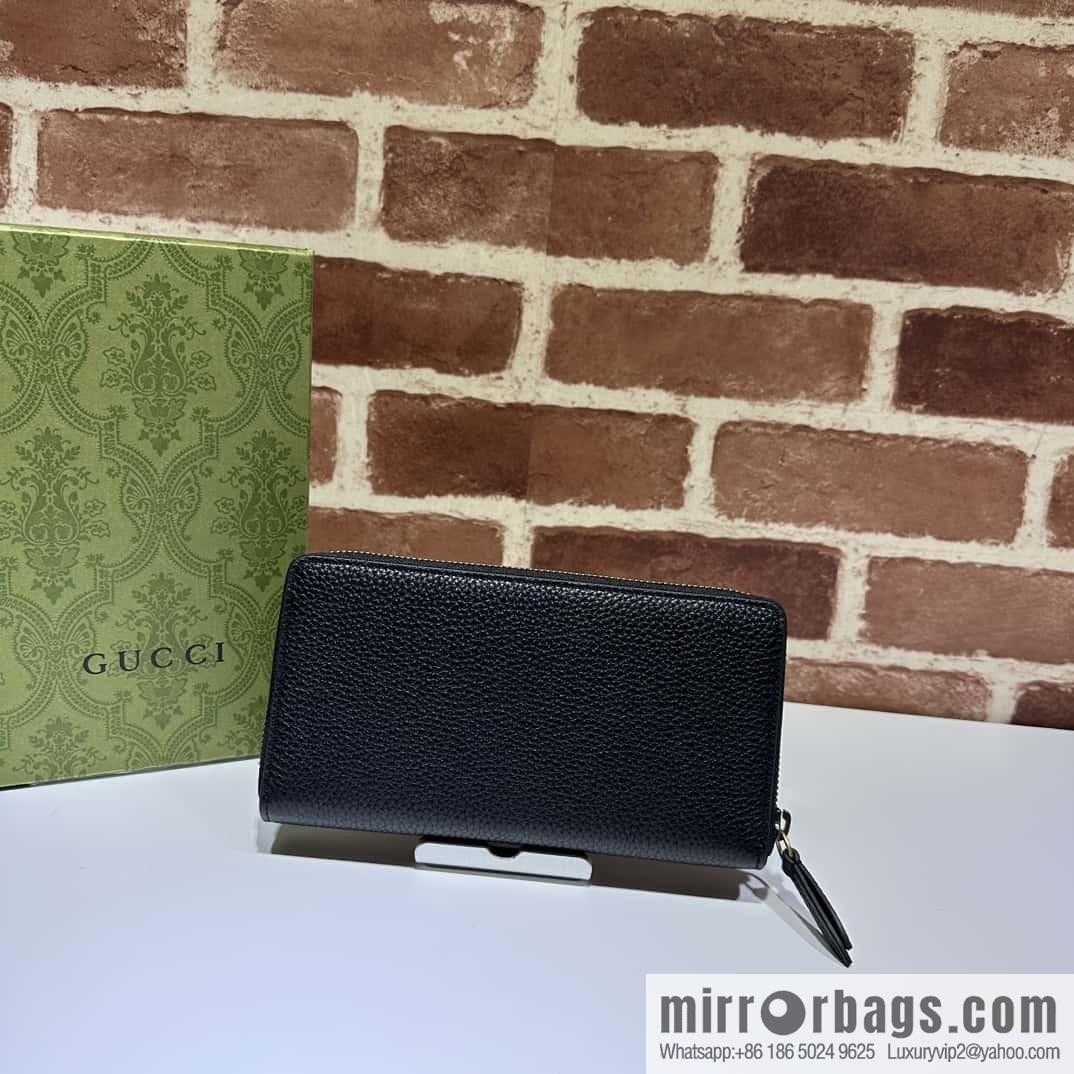 GUCCI Gucci 23 autumn and winter, women's wallet 750458 black