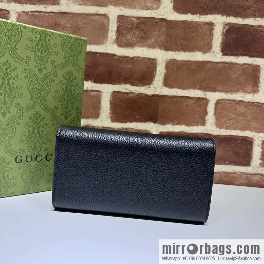 GUCCI Gucci 23 autumn and winter, women's wallet 750461 black