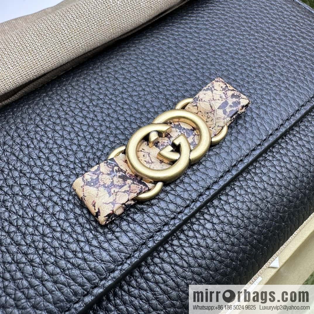 GUCCI Gucci 23 autumn and winter, women's wallet 750461 black