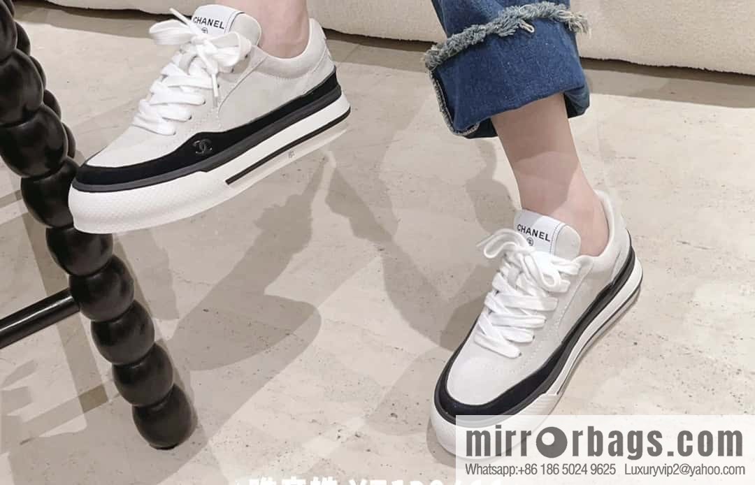 CHANEL Xiaoxiang Thick-soled heightening casual sports board shoes