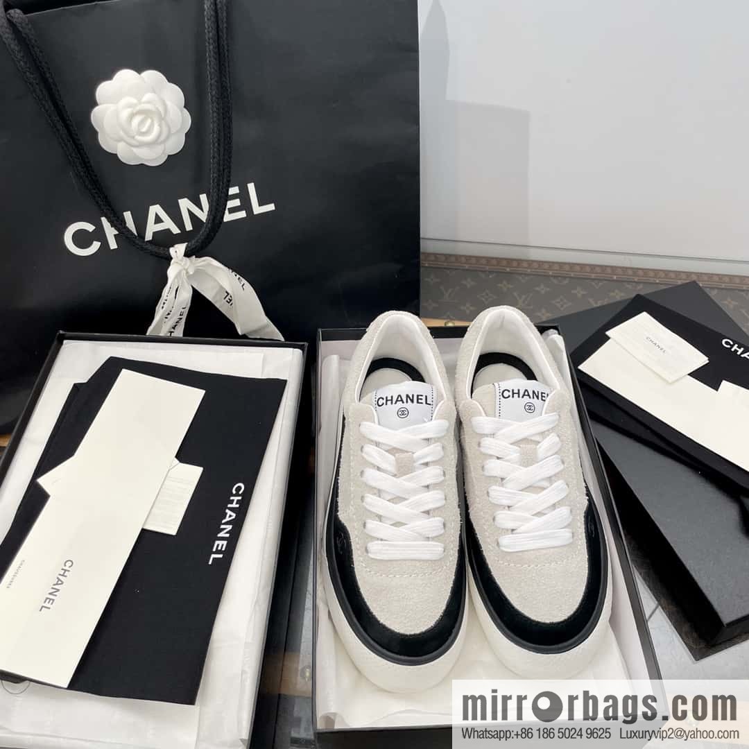 CHANEL Xiaoxiang Thick-soled heightening casual sports board shoes