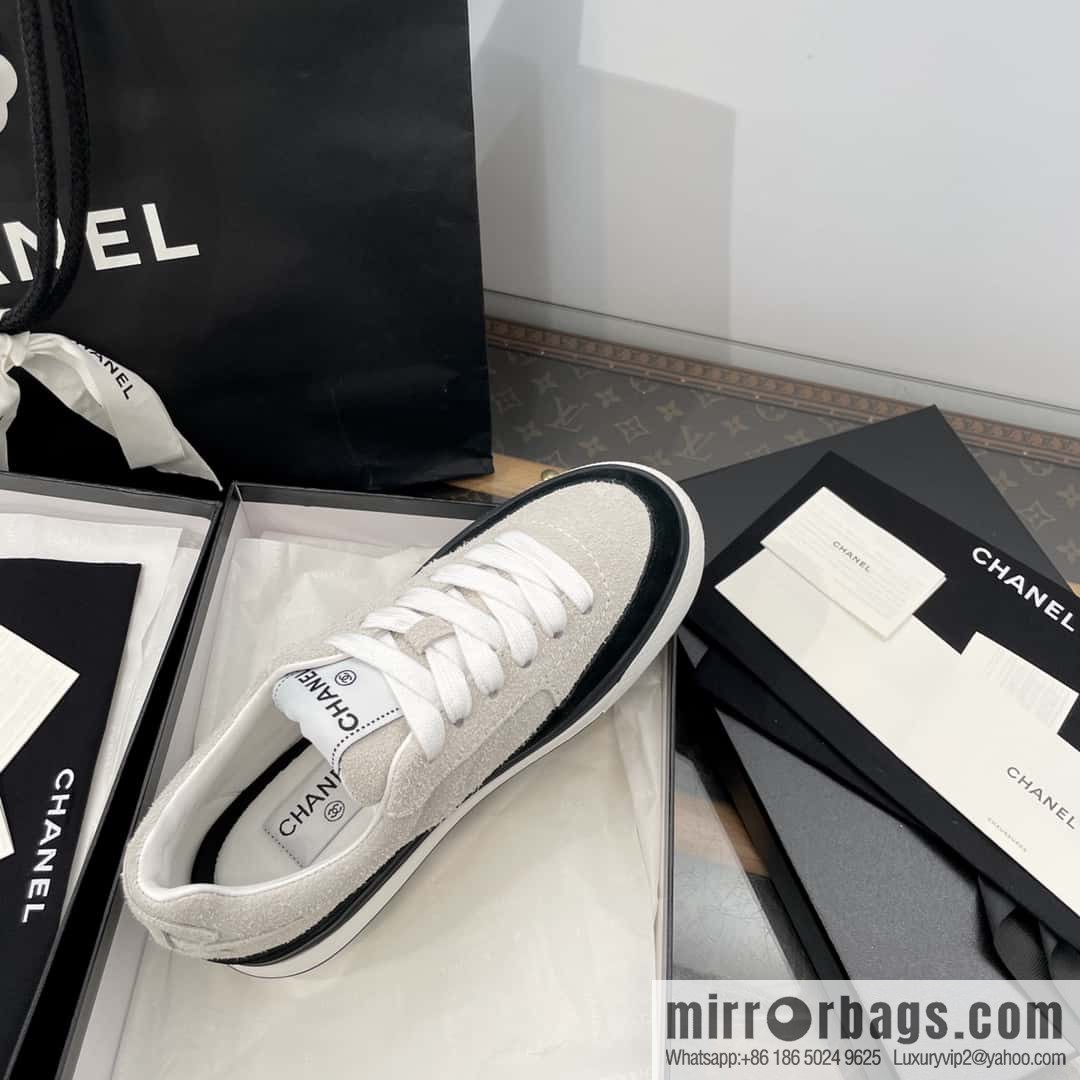 CHANEL Xiaoxiang Thick-soled heightening casual sports board shoes