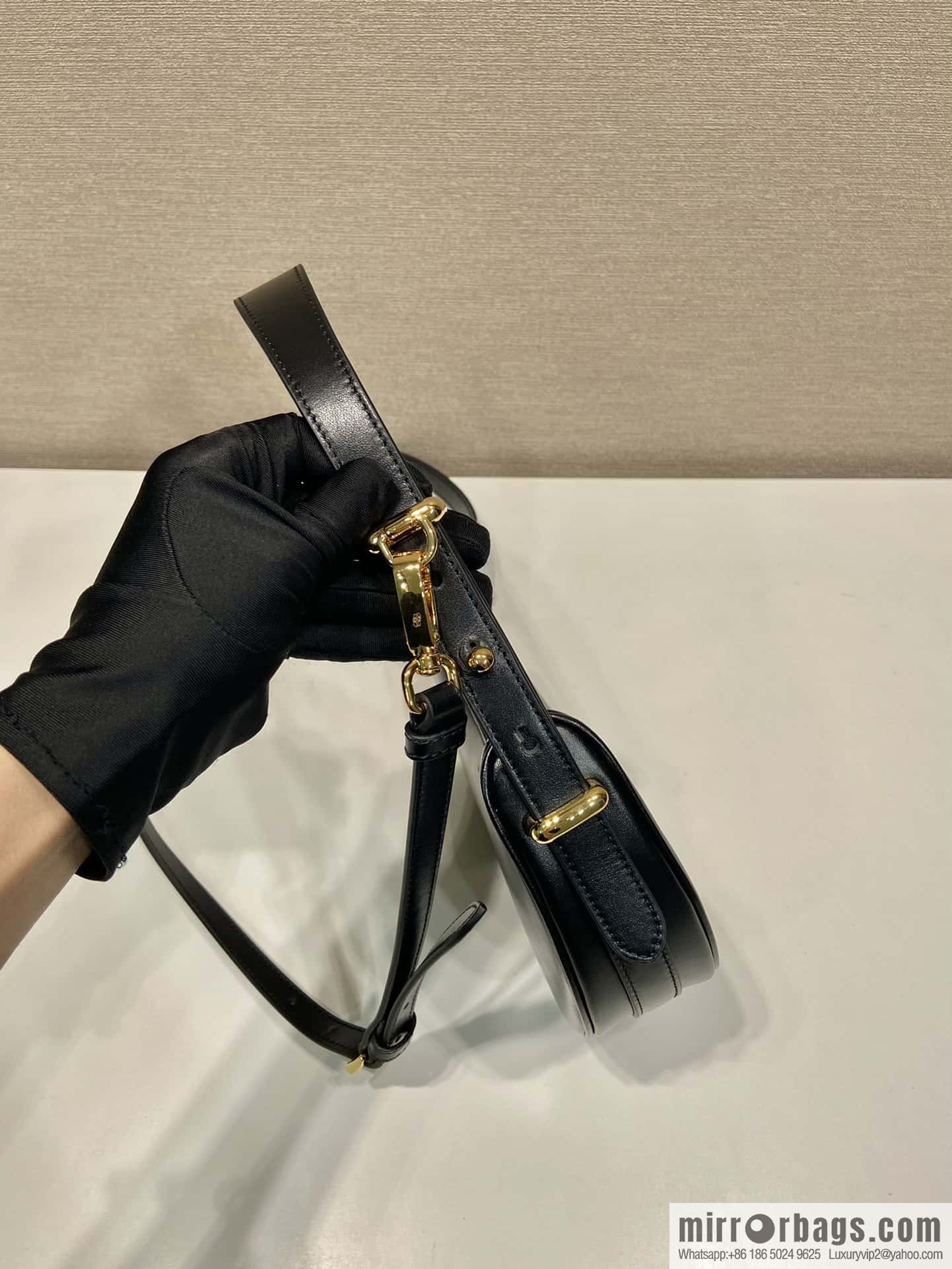 Prada Moon handbag 1BC199 black