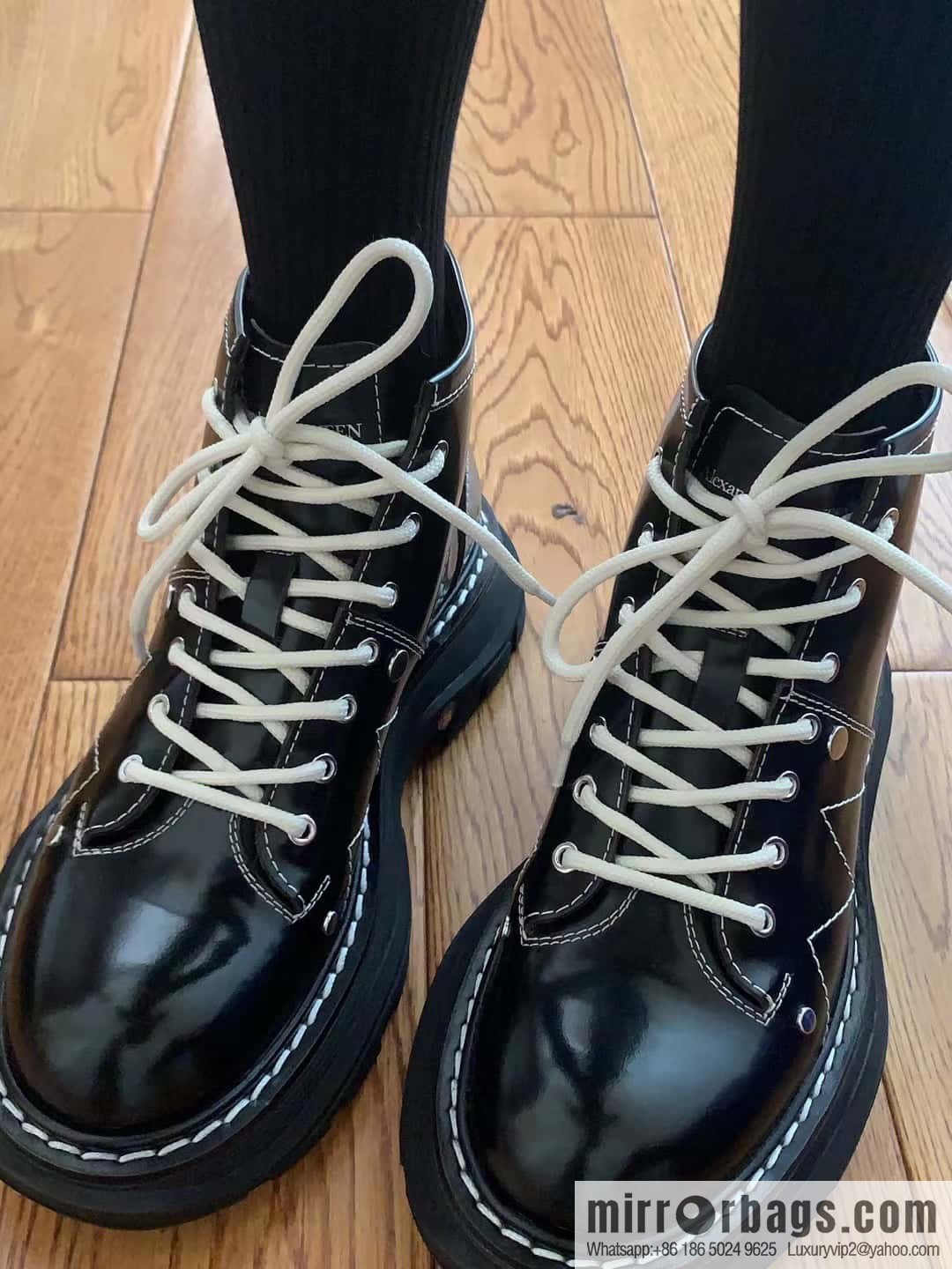 Alexander McQueen, classic Martin boots