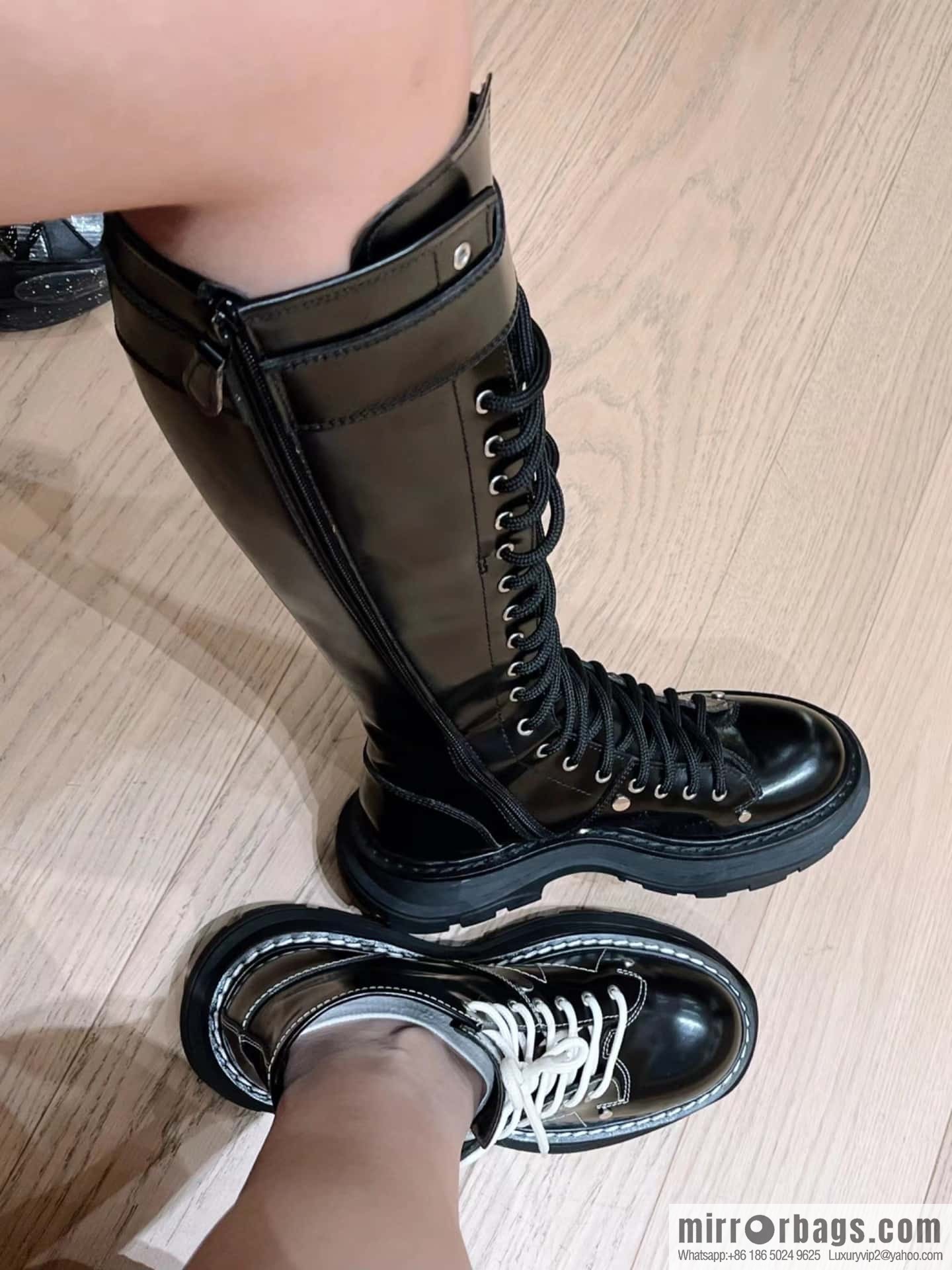 Alexander McQueen, classic Martin boots