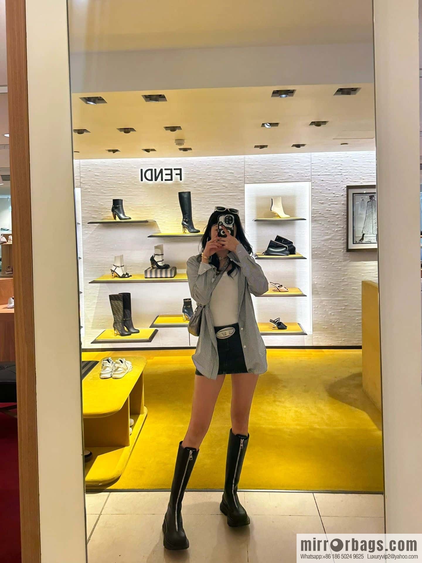 Alexander McQueen Front Zip Platform Knight Boots