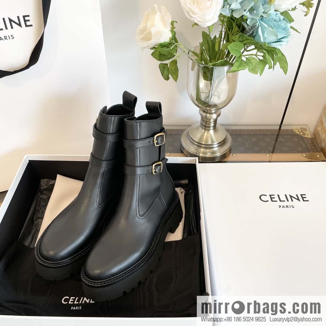 CELINE platform locomotive boots