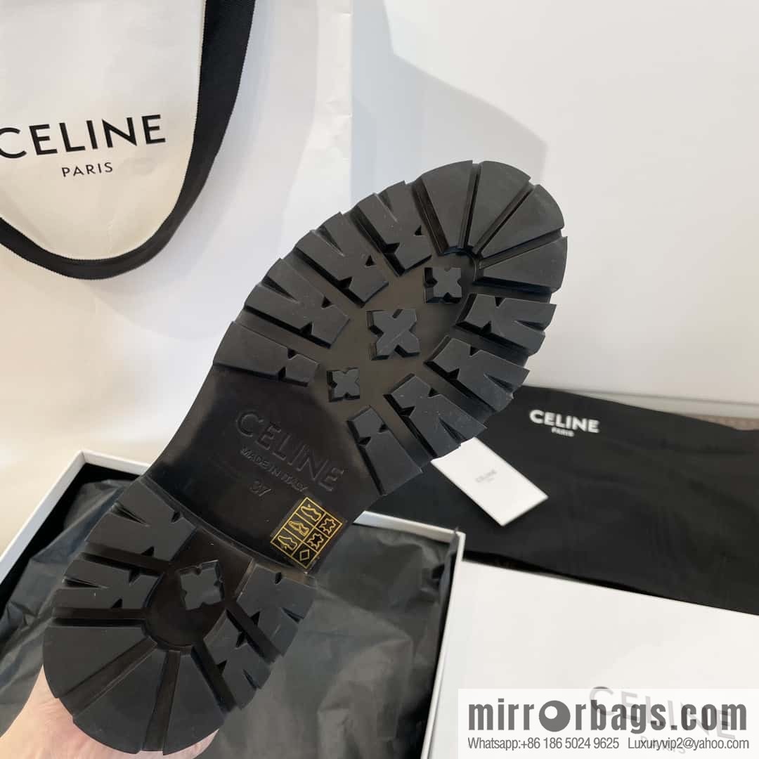 CELINE Platform Martin Boots