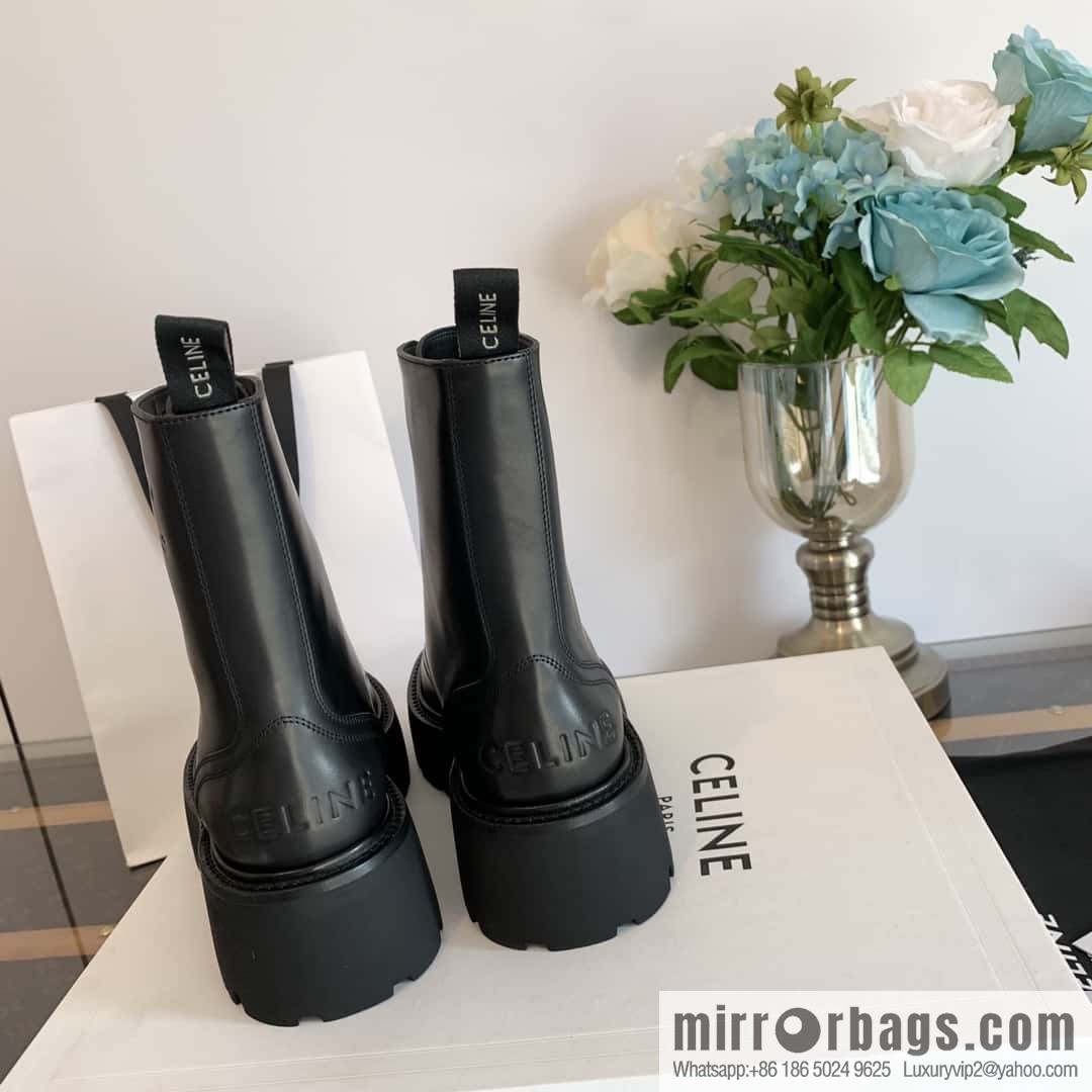 CELINE Platform Martin Boots