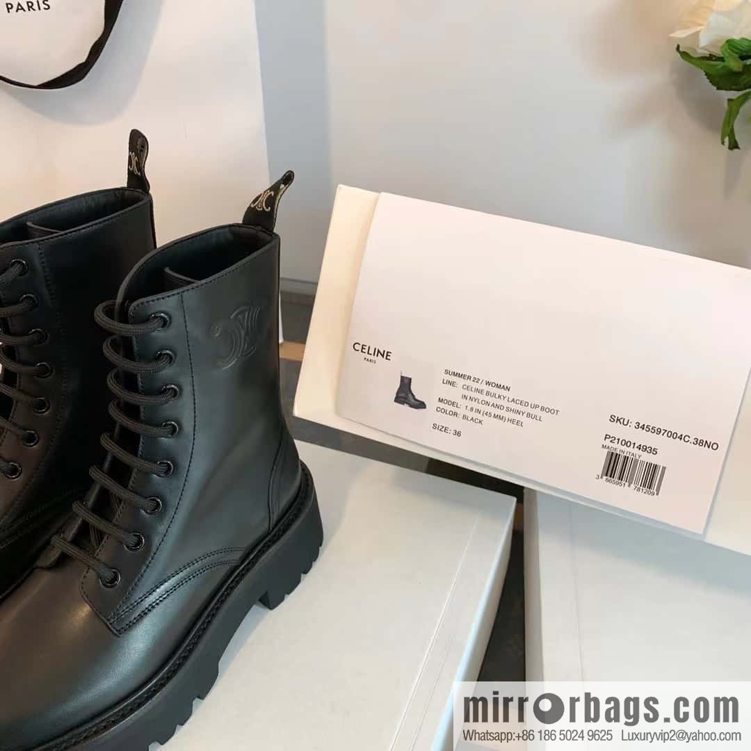 CELINE Platform Martin Boots