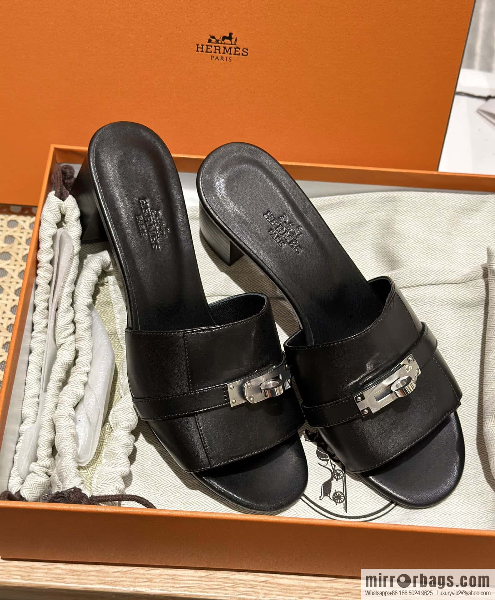 Hermès 2023 latest Kelly buckle heels