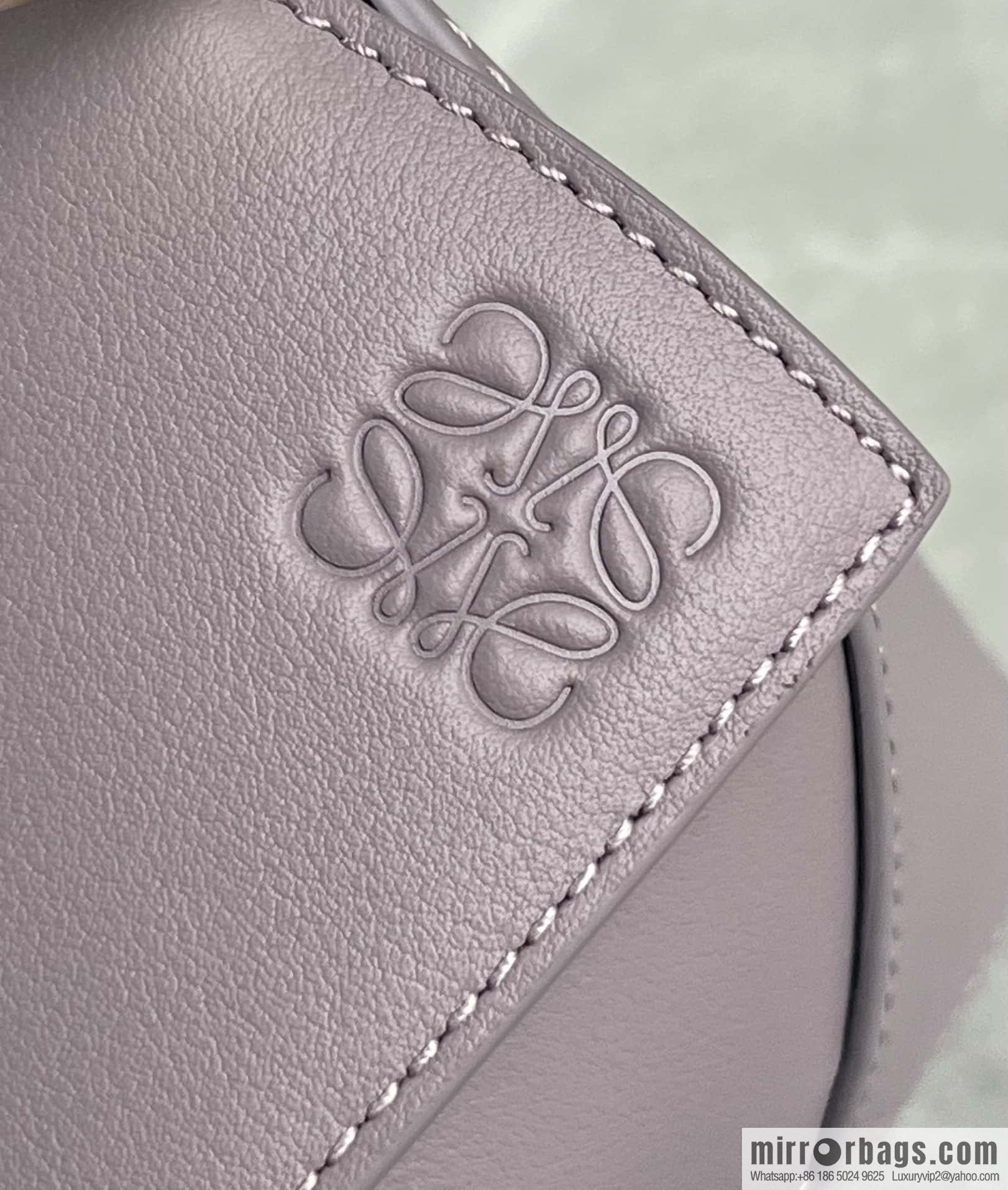 LOEWE puzzle geometric bag 24cm taro purple 0681