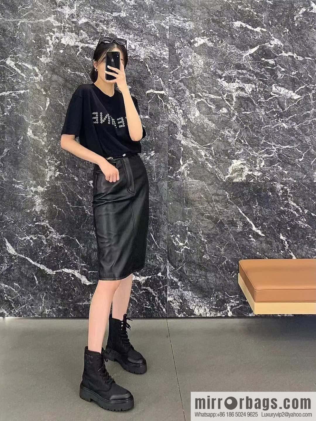 CELINE canvas platform-soled Martin booties