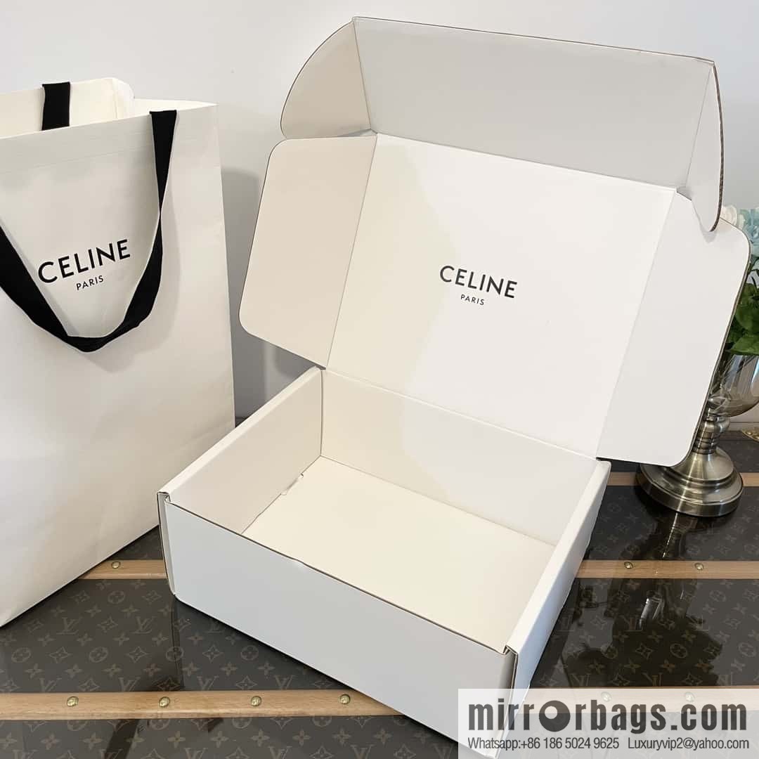 CELINE canvas platform-soled Martin booties