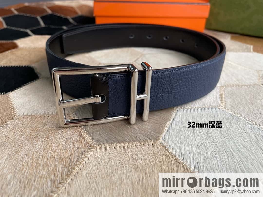 Hermes Nathan 32 PVD Double Sided Belt Belt