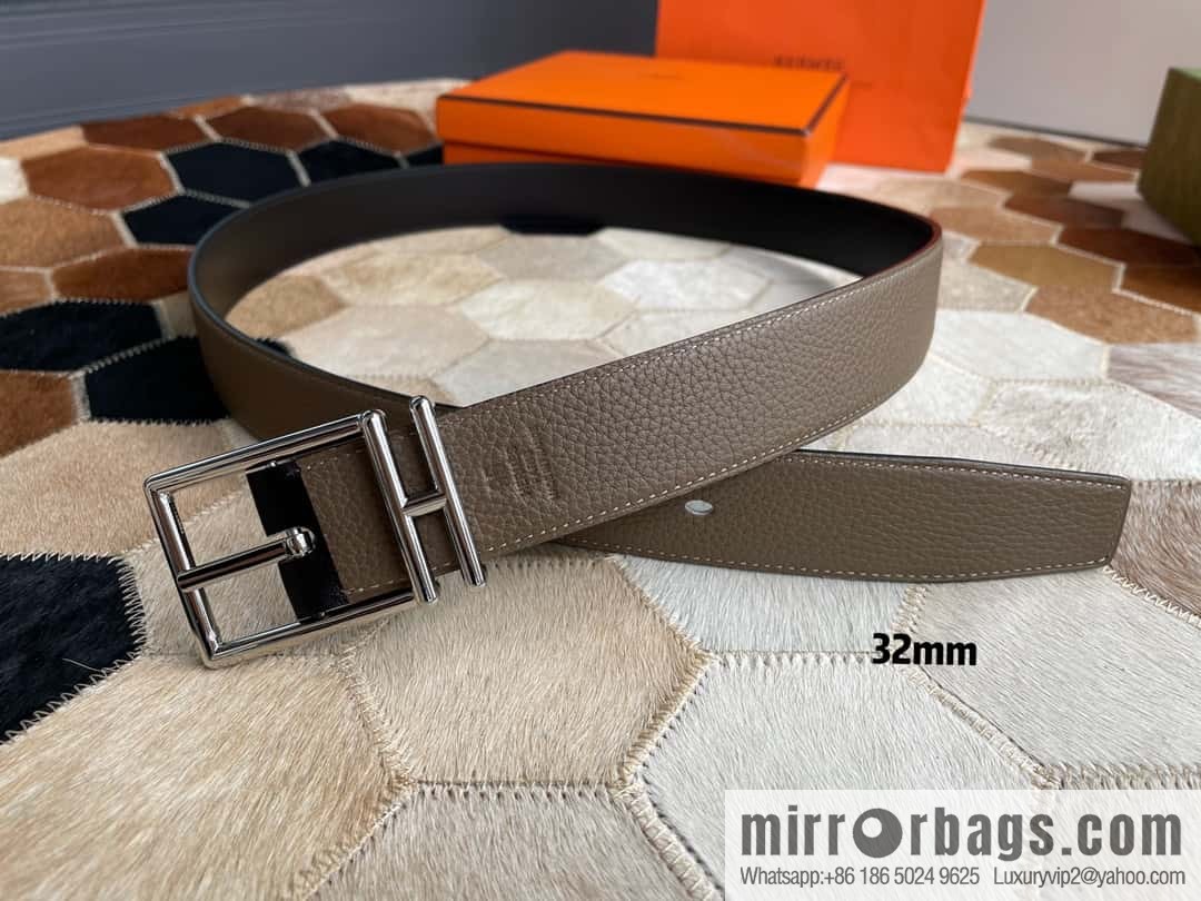 Hermes Nathan 32 PVD Double Sided Belt Belt