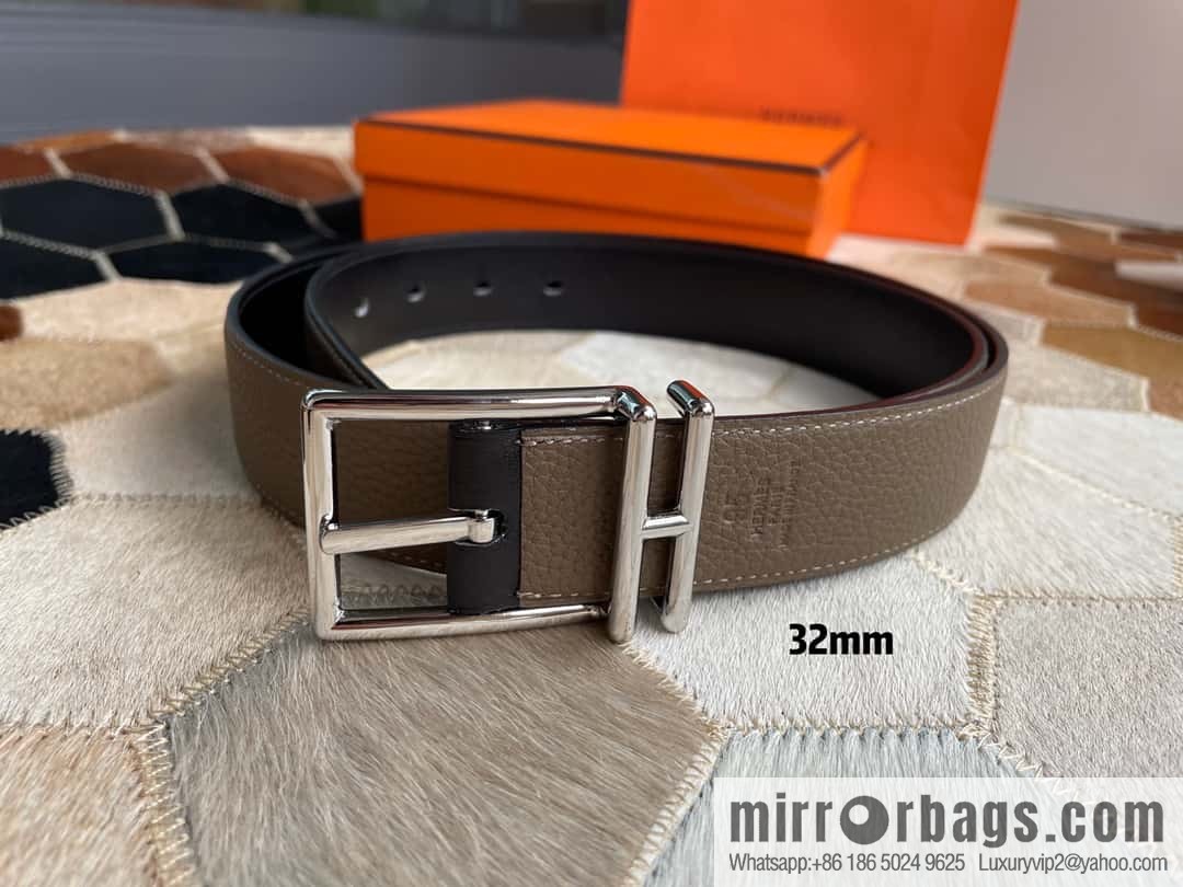 Hermes Nathan 32 PVD Double Sided Belt Belt