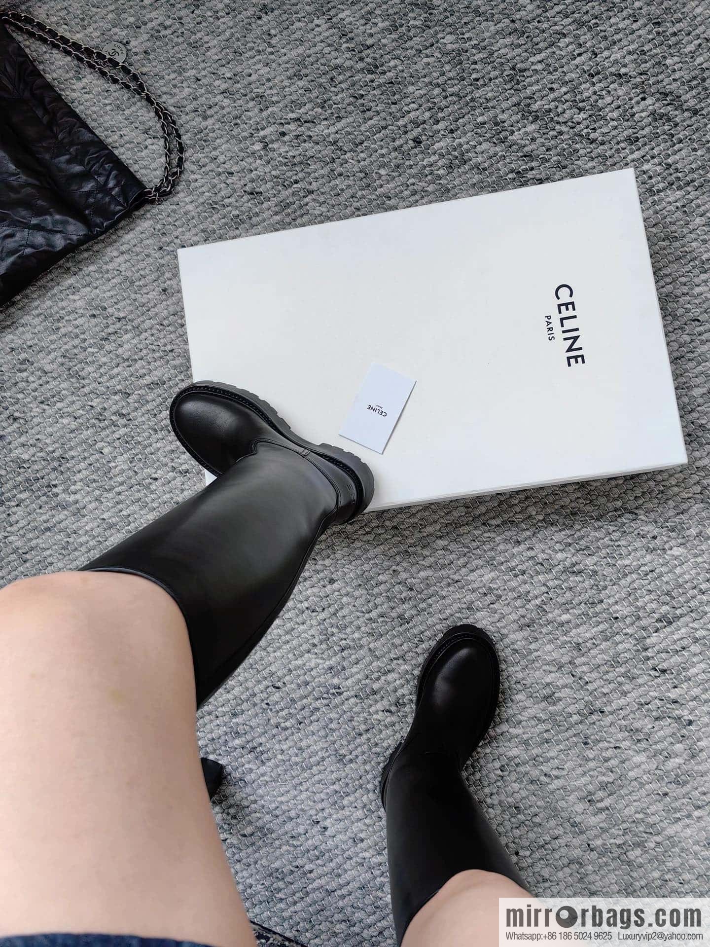 CELINE Autumn/Winter Platform Long Knight Boots
