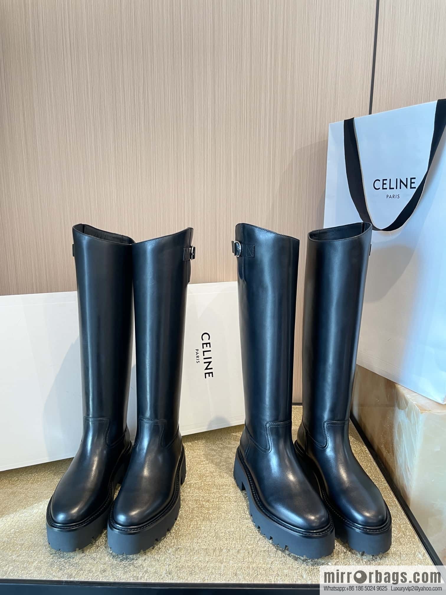 CELINE Autumn/Winter Platform Long Knight Boots