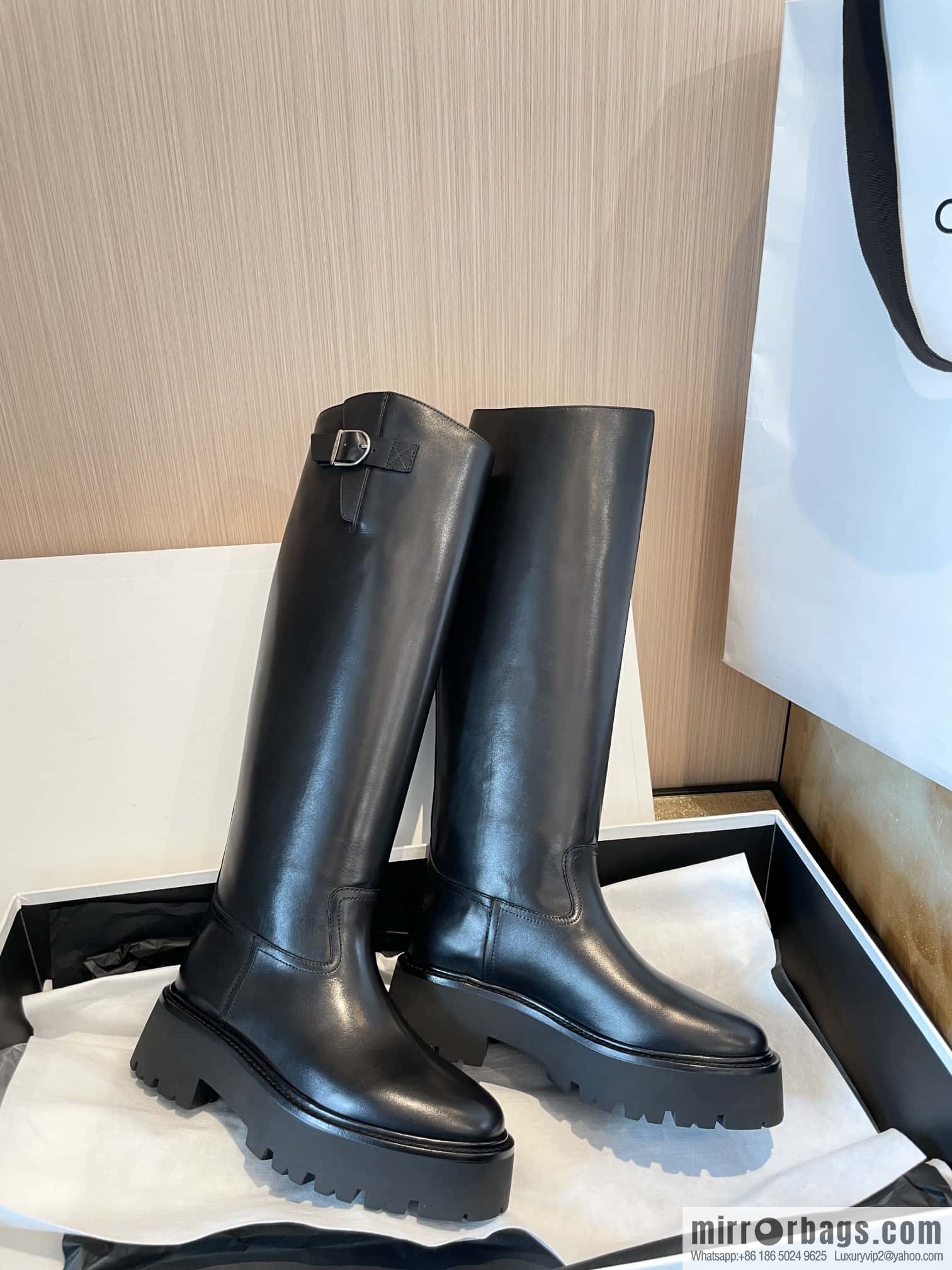 CELINE Autumn/Winter Platform Long Knight Boots