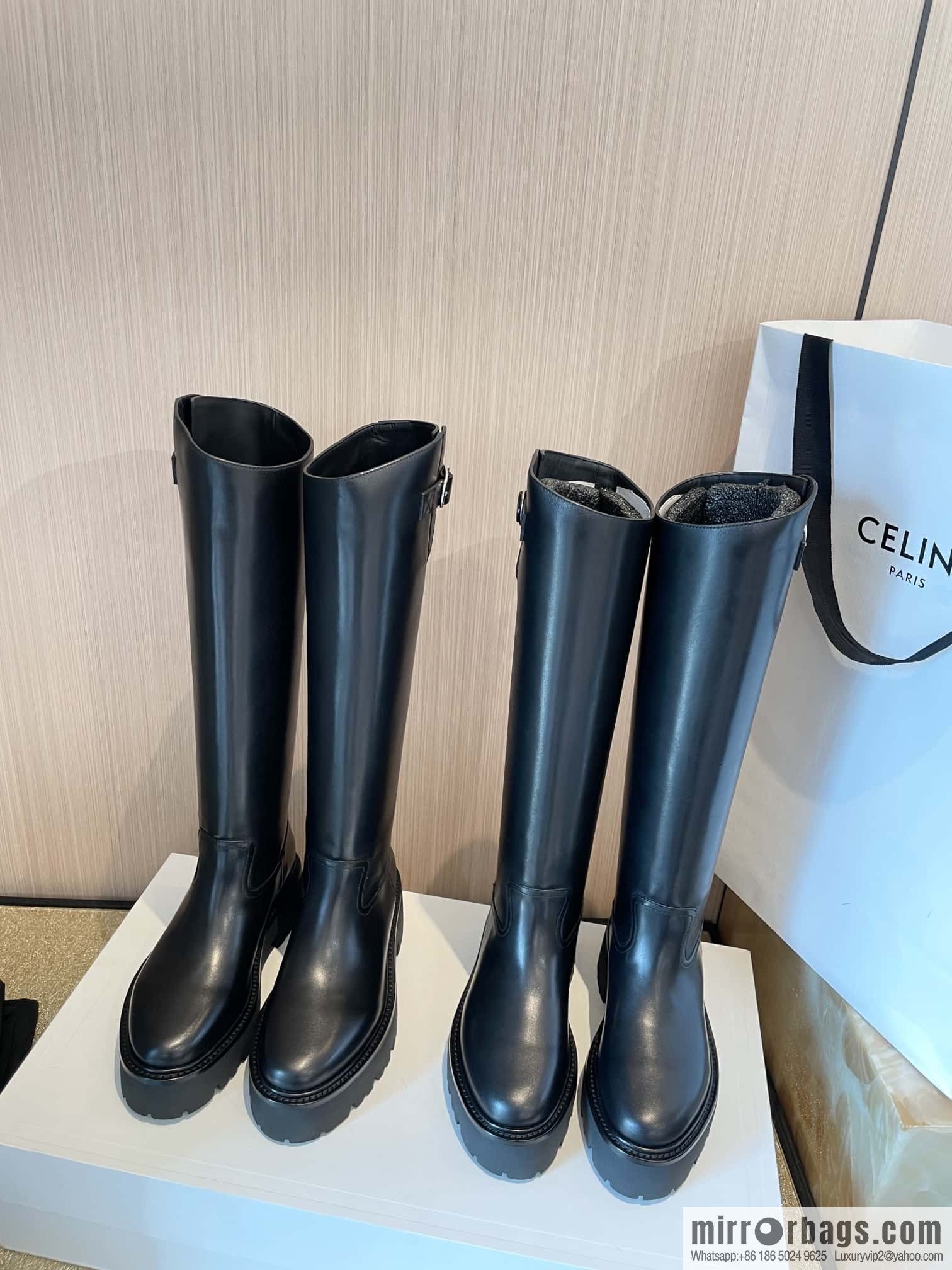 CELINE Autumn/Winter Platform Long Knight Boots