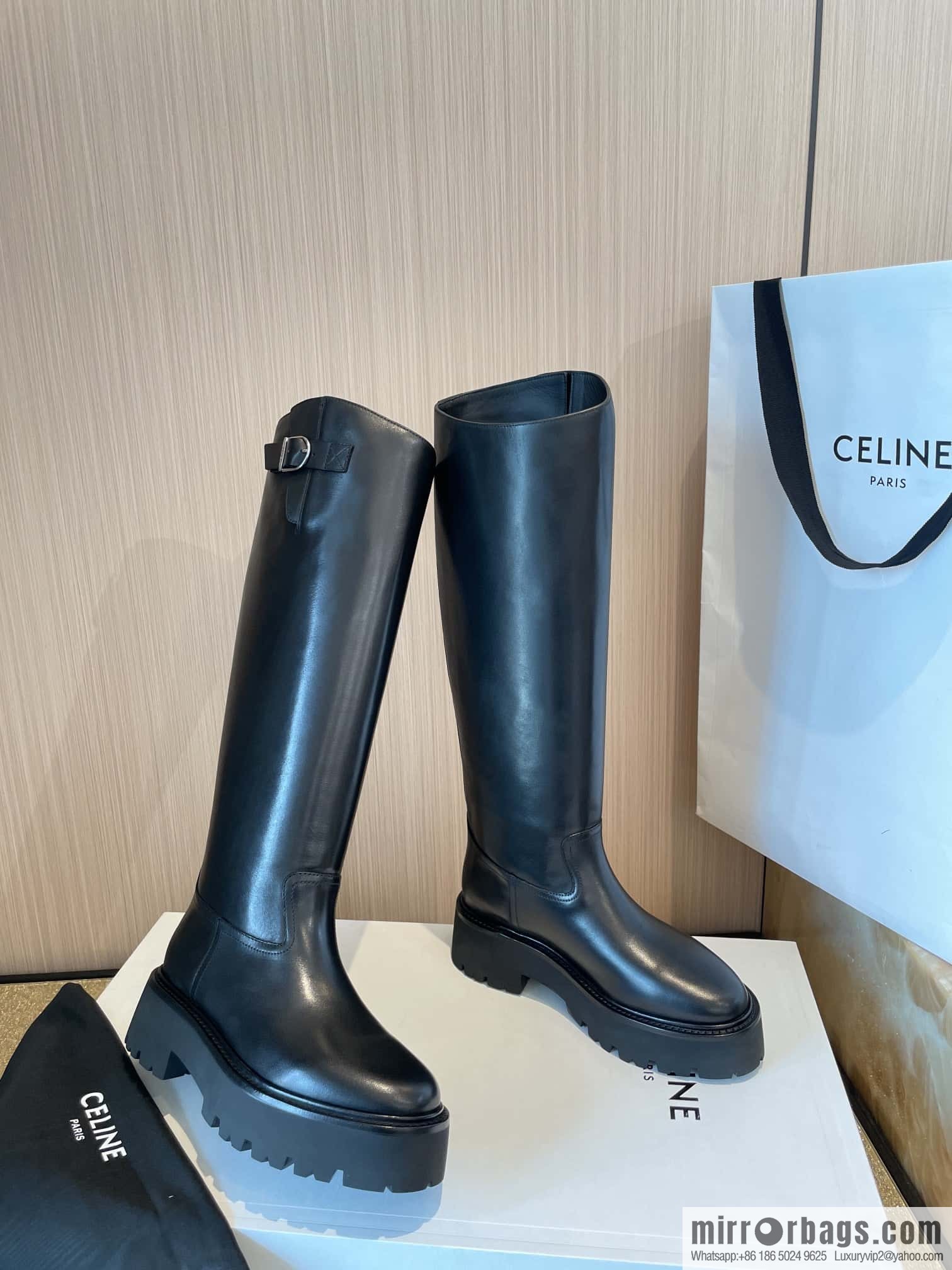 CELINE Autumn/Winter Platform Long Knight Boots
