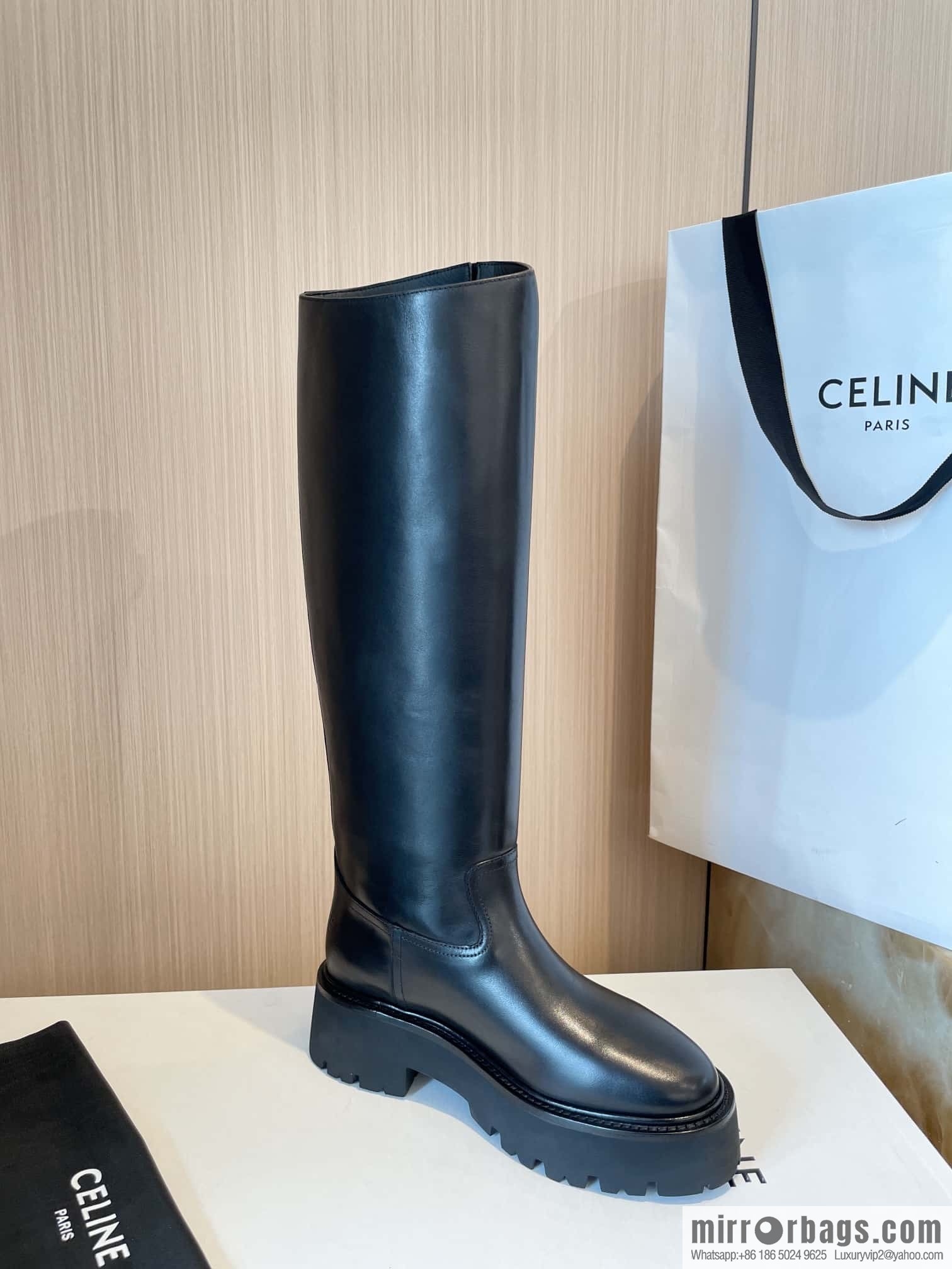 CELINE Autumn/Winter Platform Long Knight Boots