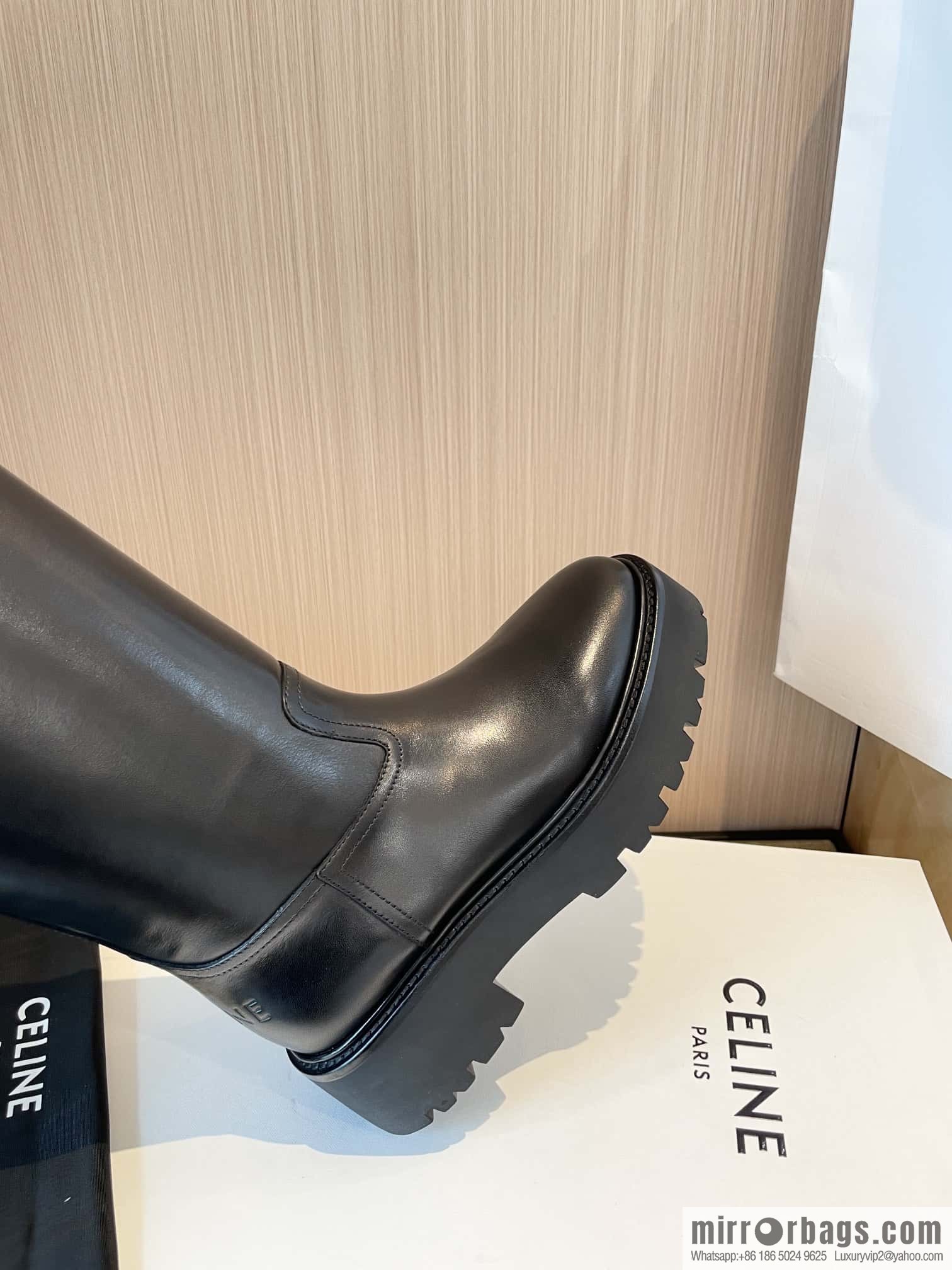 CELINE Autumn/Winter Platform Long Knight Boots