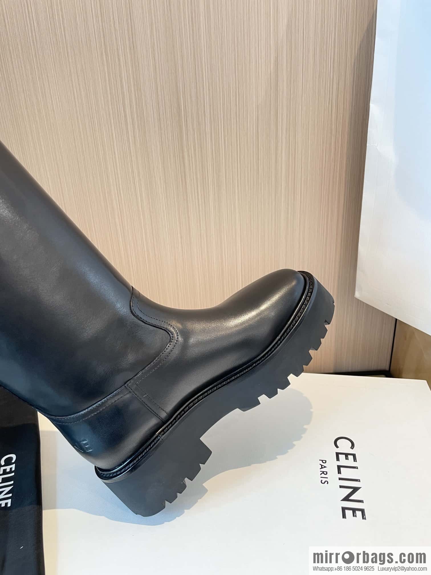 CELINE Autumn/Winter Platform Long Knight Boots
