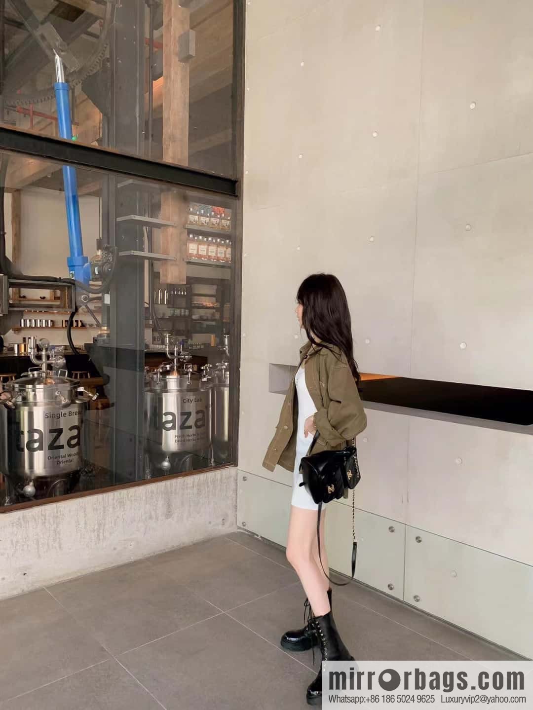 CHANEL Xiaoxiang autumn and winter lace-up thick-soled locomotive boots