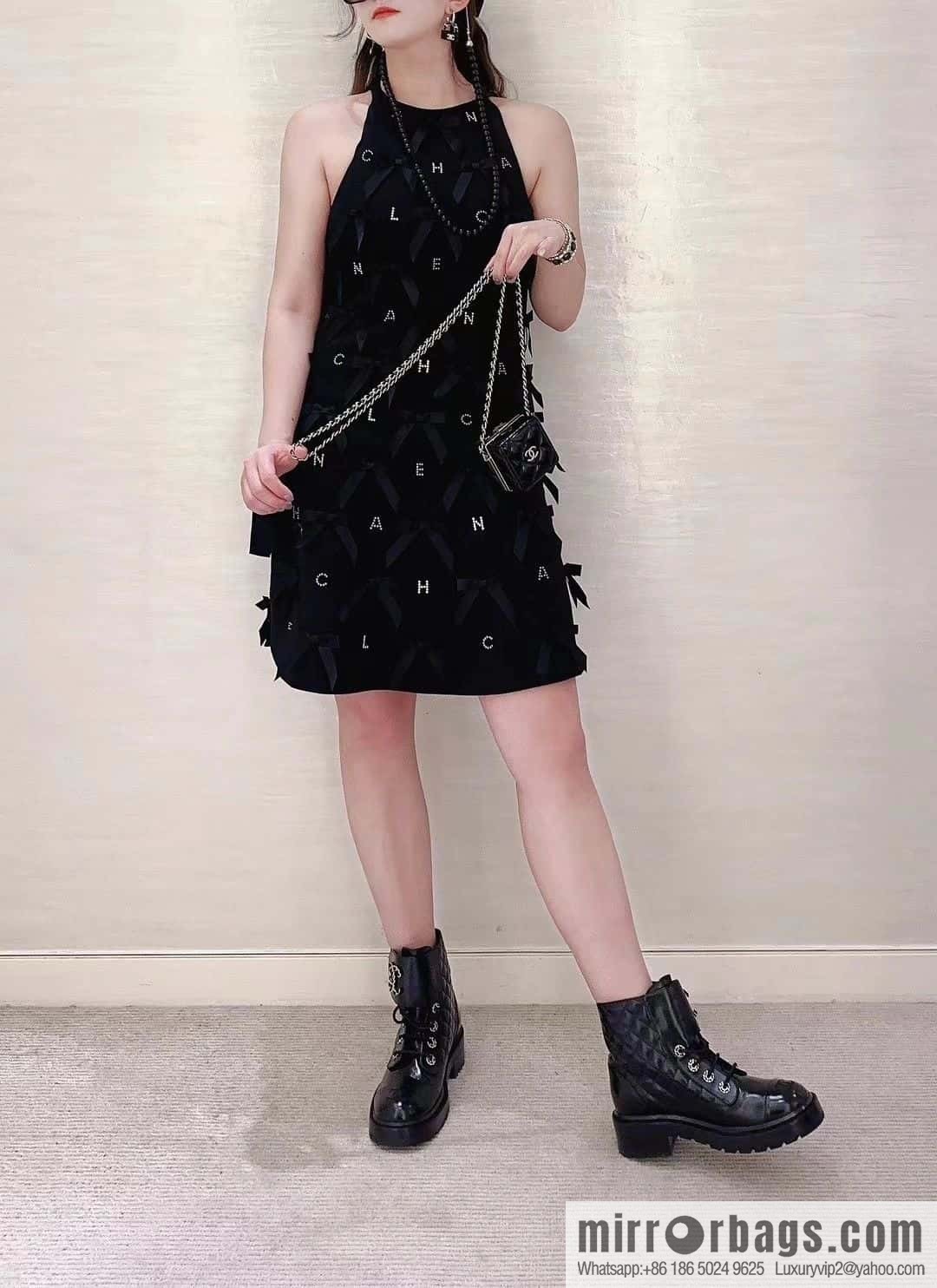 CHANEL Xiaoxiang autumn and winter classic diamond Martin boots