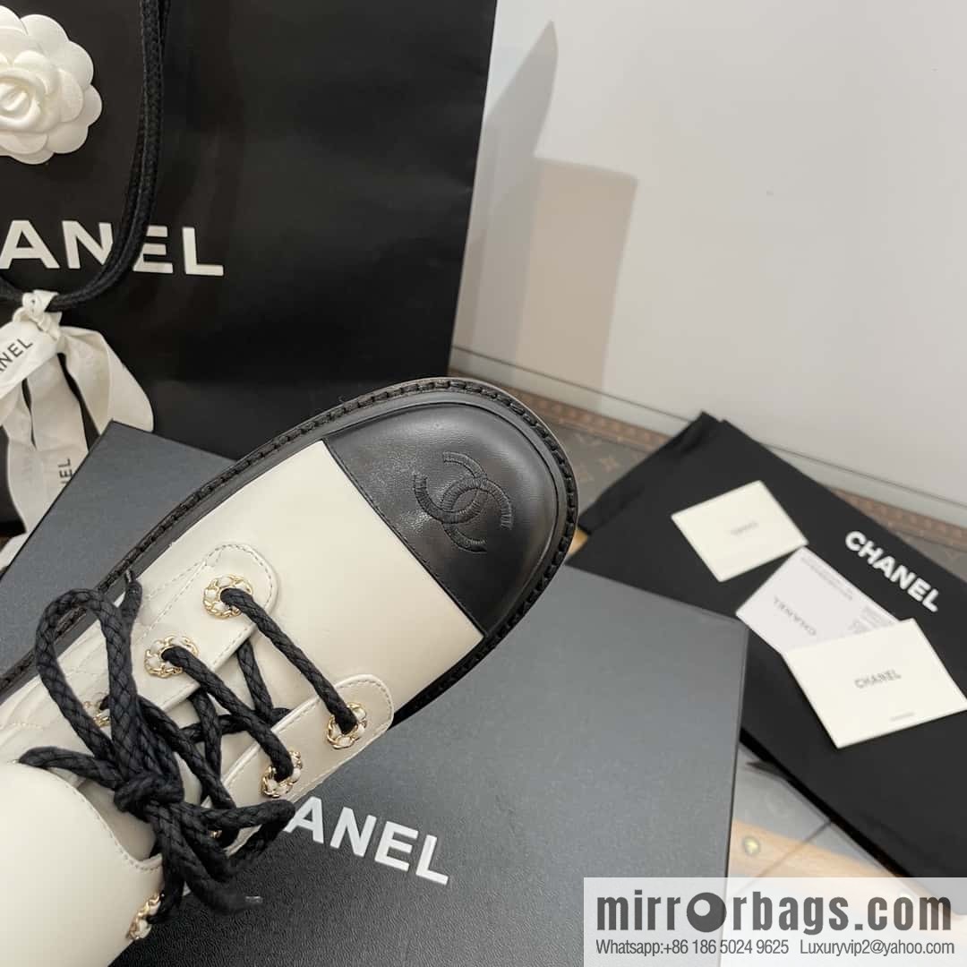 CHANEL Xiaoxiang autumn and winter classic diamond Martin boots